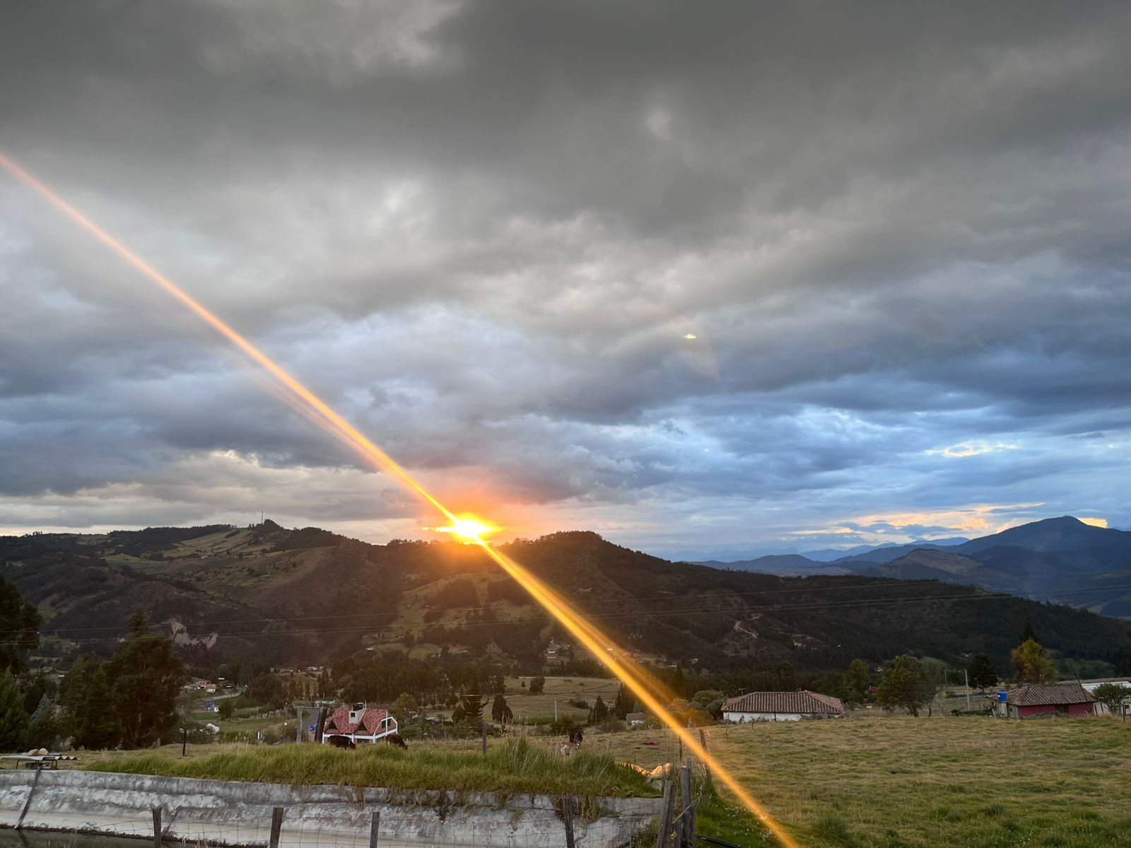 Atardecer en Tópaga